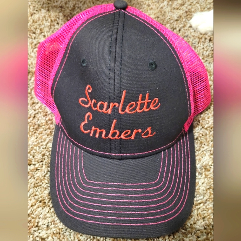 *Free with Regular priced item* Hot pink and black adjustable hat!